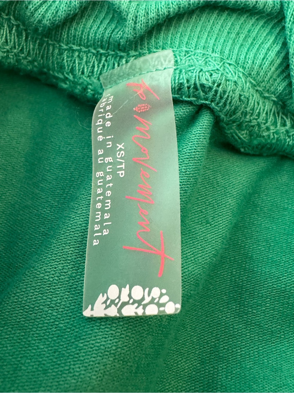 Free People Hot Shot Relaxed Wide Barrel Leg Pants Size XS in Green Sheen - Picture 8 of 12